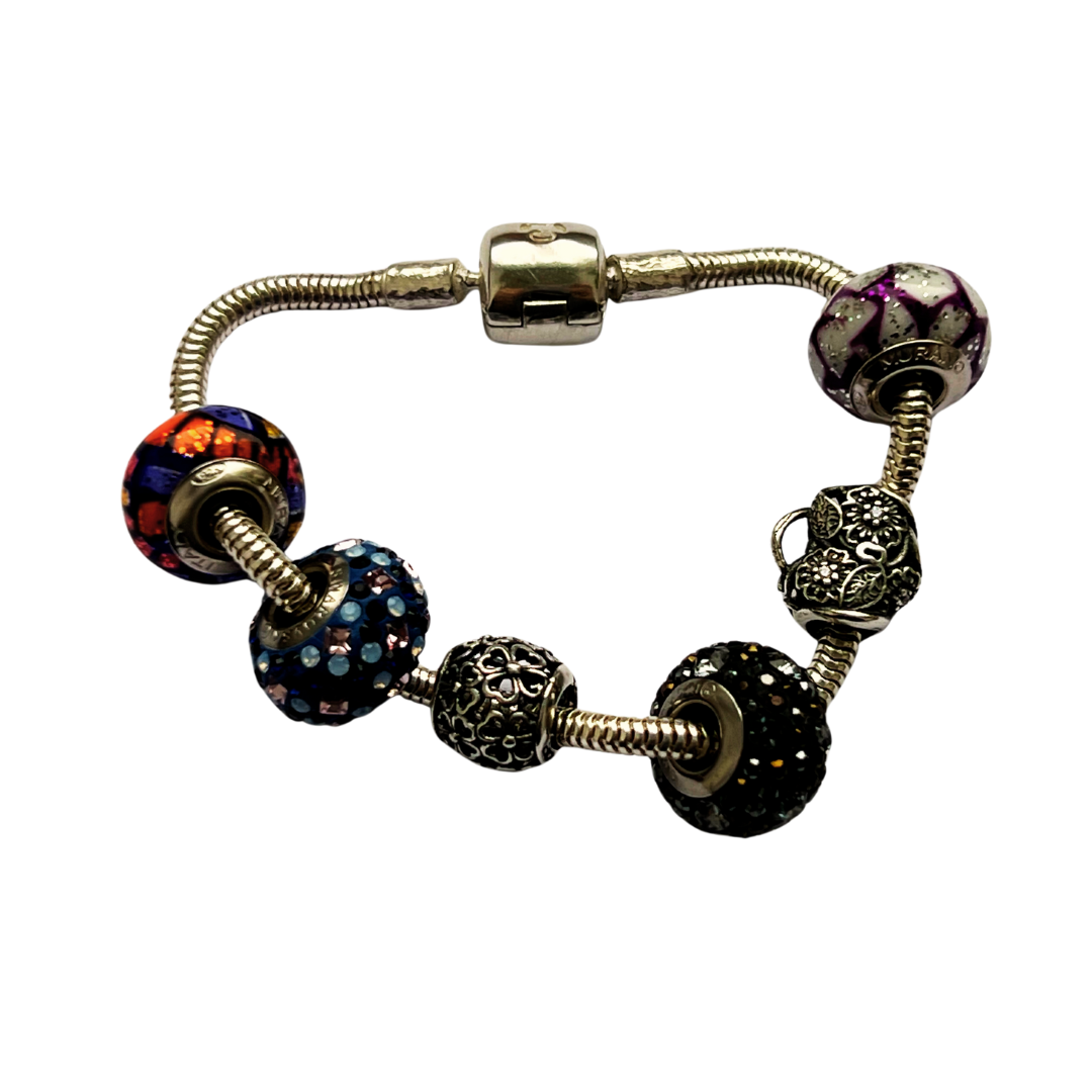 BOX CHARMS MURANO & SWAROSKI SPECIAL 6 MOIS BRACELET 18cm (photo d'exemple)