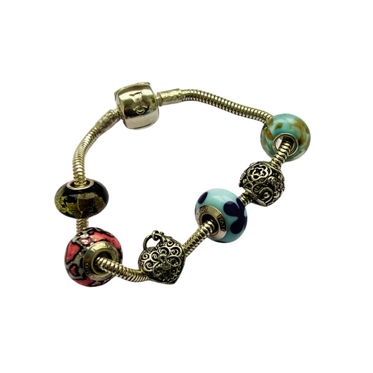 BOX CHARMS TOUT MURANO 6 MOIS BRACELET 18cm (photo d'exemple)