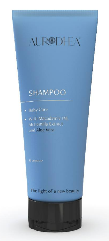 SHAMPOING BÉBÉ - 200 ML - BIO - Enrichi en huile de Macadamia, extrait d'Alchémille et Aloe vera