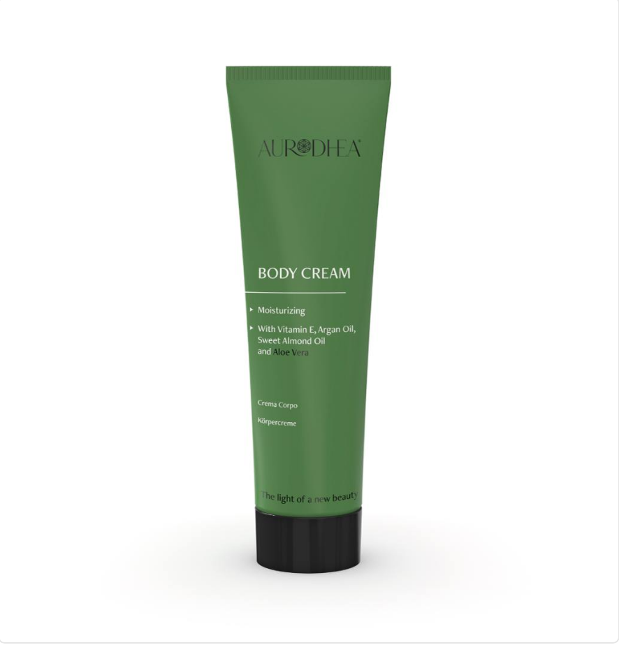 CRÈME CORPORELLE À L’ALOE VERA - 150 ML - BIO - Enrichie en huile d'Argan, en huile d'Amande et en Vitamine E